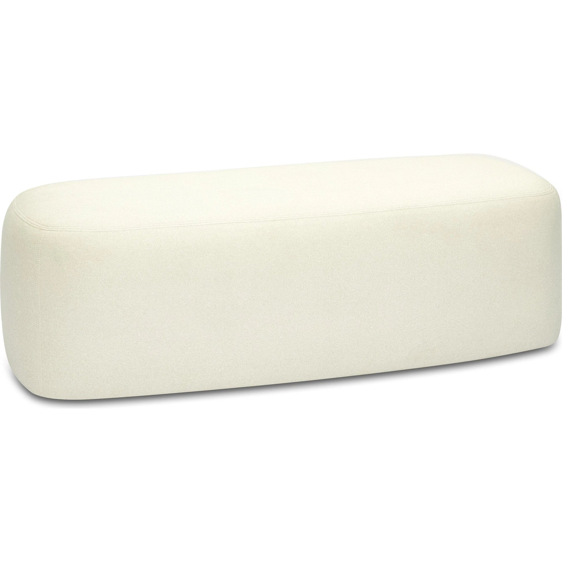 Graceland Faux Mohair Bench by TOV Furniture. Made from faux fur, plywood in a transitional style.