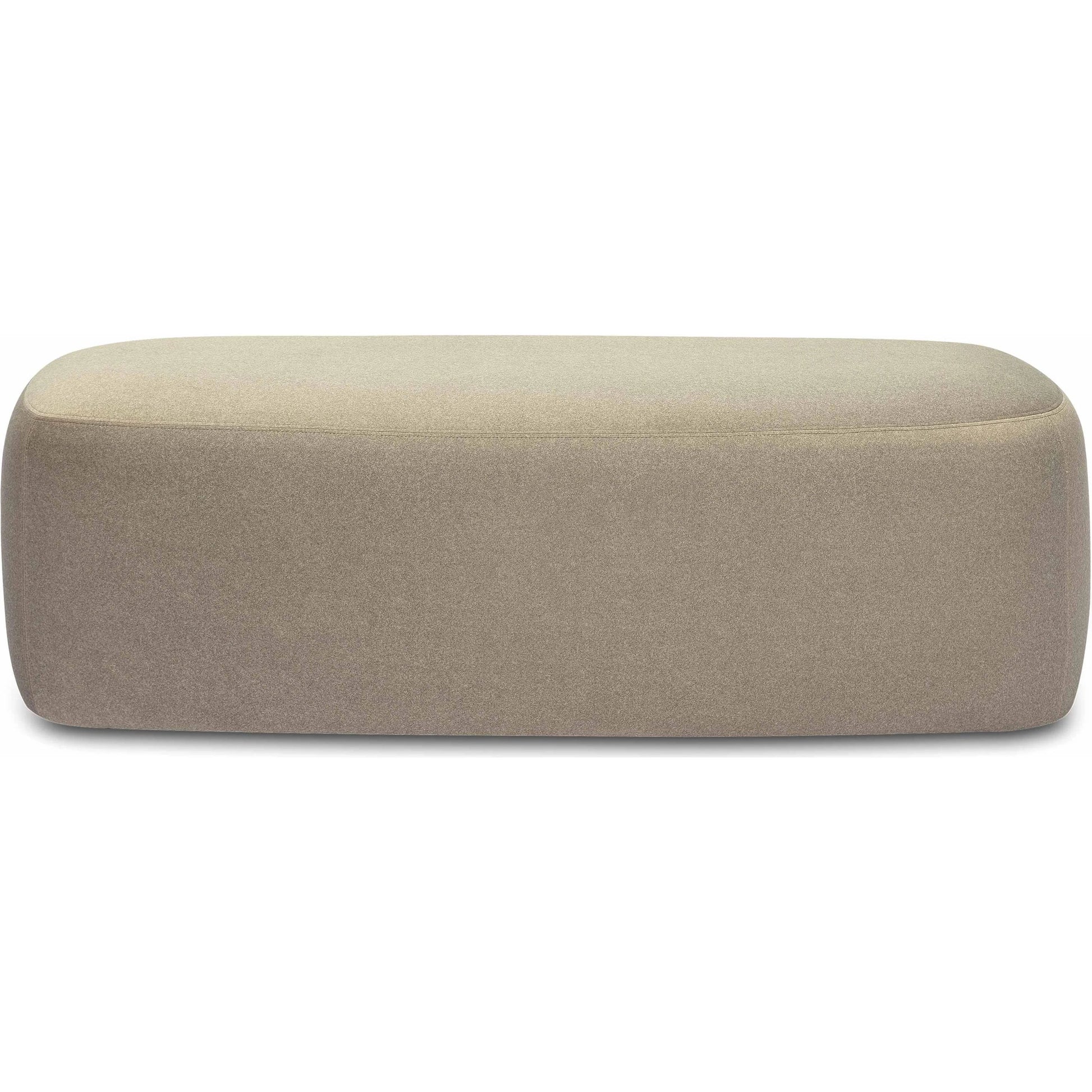 Graceland Faux Mohair Bench by TOV Furniture. Made from faux fur, plywood in a transitional style.