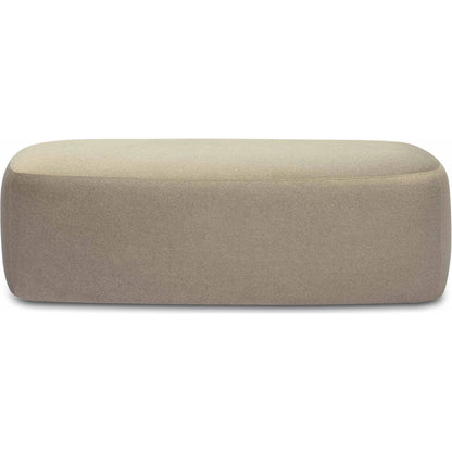 Graceland Faux Mohair Bench by TOV Furniture. Made from faux fur, plywood in a transitional style.