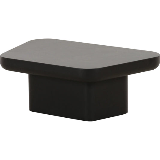Yoko Coffee Table by TOV Furniture in black. Made from mdf in a unique style.