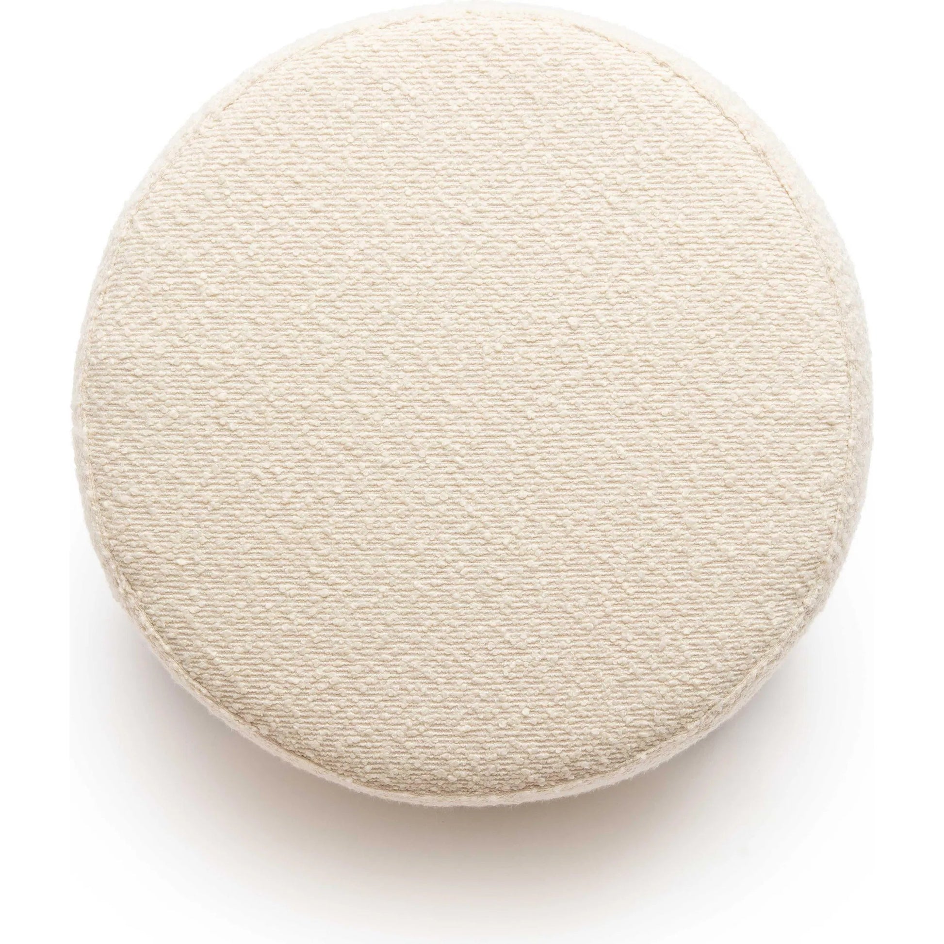 Jaine Boucle Stool by TOV Furniture. Made from boucle, plywood, wood in a unique style.