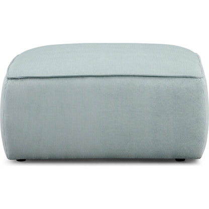 Travie Performance Corduroy Velvet Ottoman by TOV Furniture. Made from corduroy, plywood, wood in a transitional style.