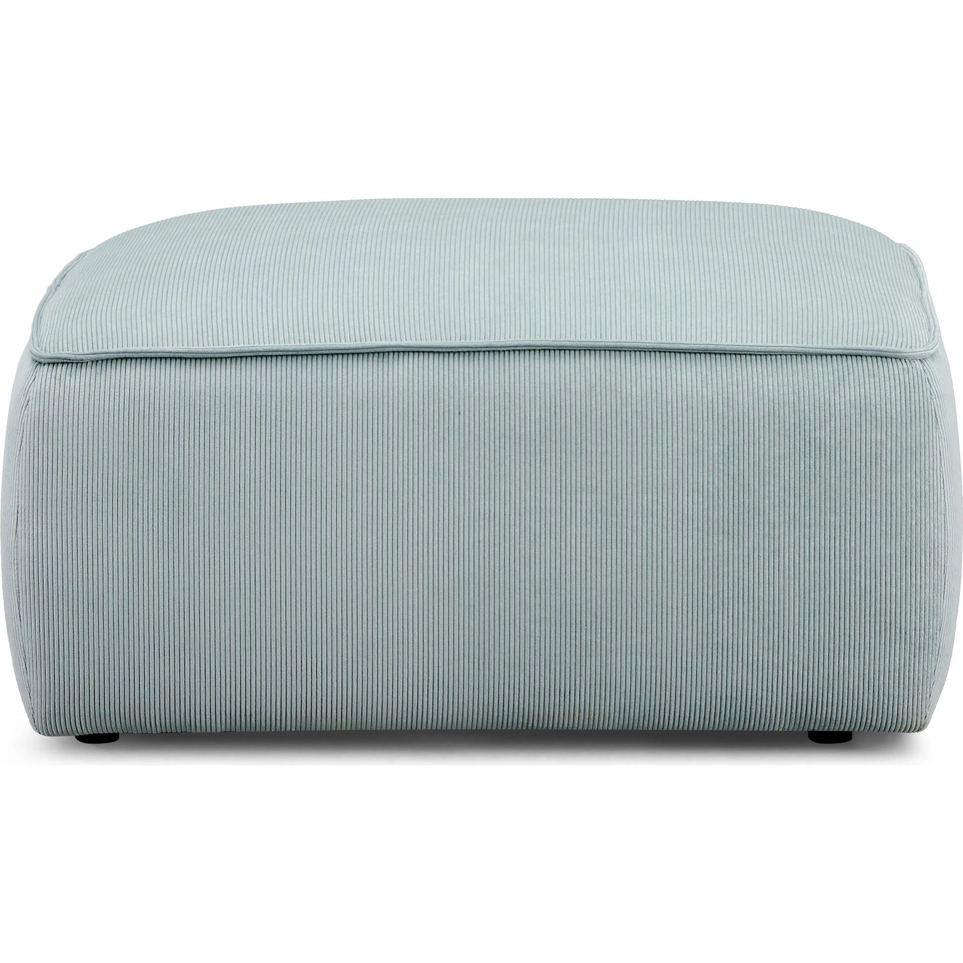 Travie Performance Corduroy Velvet Ottoman by TOV Furniture. Made from corduroy, plywood, wood in a transitional style.
