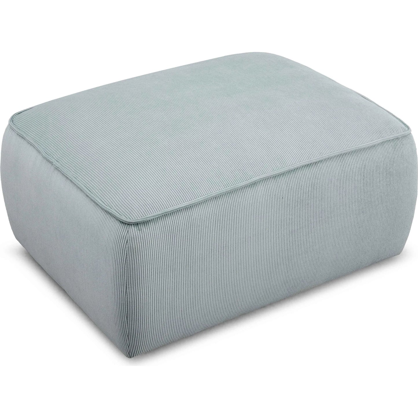 007 SI-2356386 | Additional Silo | Travie Performance Corduroy Velvet Ottoman by TOV Furniture. Made from corduroy, plywood, wood in a transitional style.