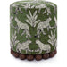 Dex Leopard Jacquard Ottoman by TOV Furniture. Made from fabric, plywood, wood in a unique style.
