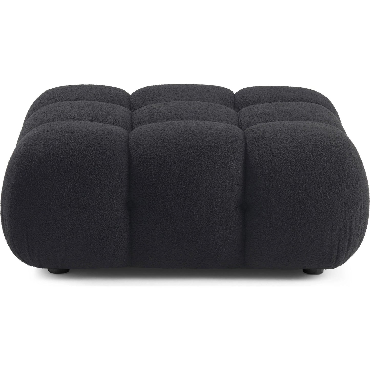 005 SI-2439912 | Primary Silo | Calliope Vegan Shearling Modular Ottoman by TOV Furniture. Made from fabric, plywood, wood in a transitional style.