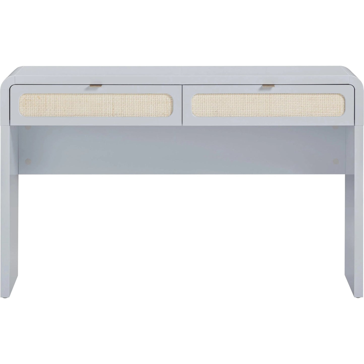 001 SI-2454357 | Primary Silo | Patty Rattan Console Desk by TOV Furniture. Made from mdf, rattan, wood in a unique style.