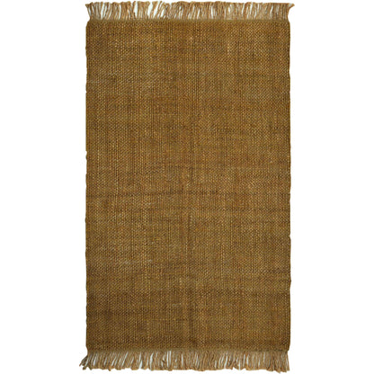 Mata Area Rug by TOV Furniture in natural. Made from jute in a unique style.