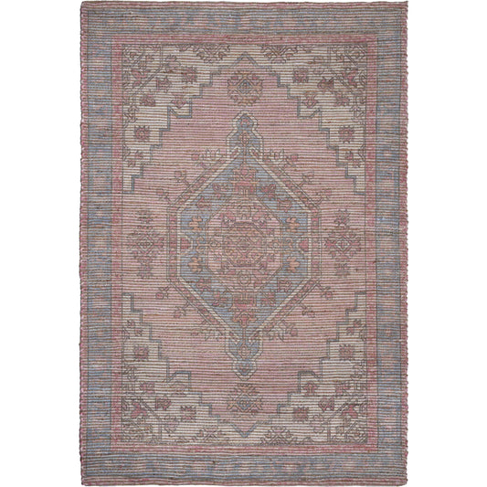Madra Area Rug by TOV Furniture in multi, rust. Made from cotton, jute, polyester in a unique style.