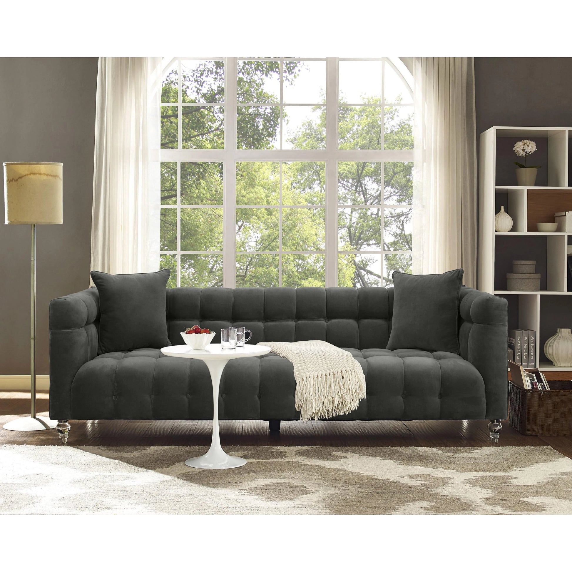 Bea Sofa by TOV Furniture. Made from velvet in a modern style.
