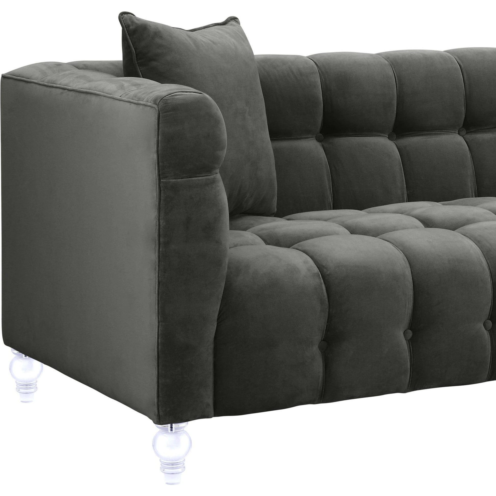 Bea Sofa by TOV Furniture. Made from velvet in a modern style.