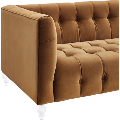 Bea Sofa by TOV Furniture. Made from velvet in a modern style.