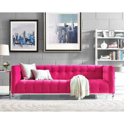 Bea Sofa by TOV Furniture. Made from velvet in a modern style.