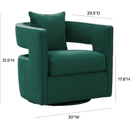 Kennedy Swivel Chair by TOV Furniture. Made from unique in a modern style.