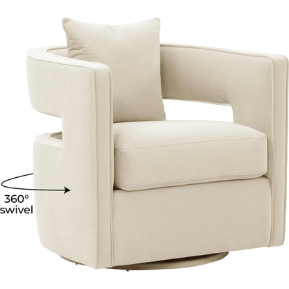 Kennedy Swivel Chair by TOV Furniture. Made from unique in a modern style.