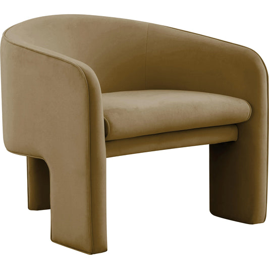 Marla Velvet Accent Chair by TOV Furniture. Made from velvet in a modern style.