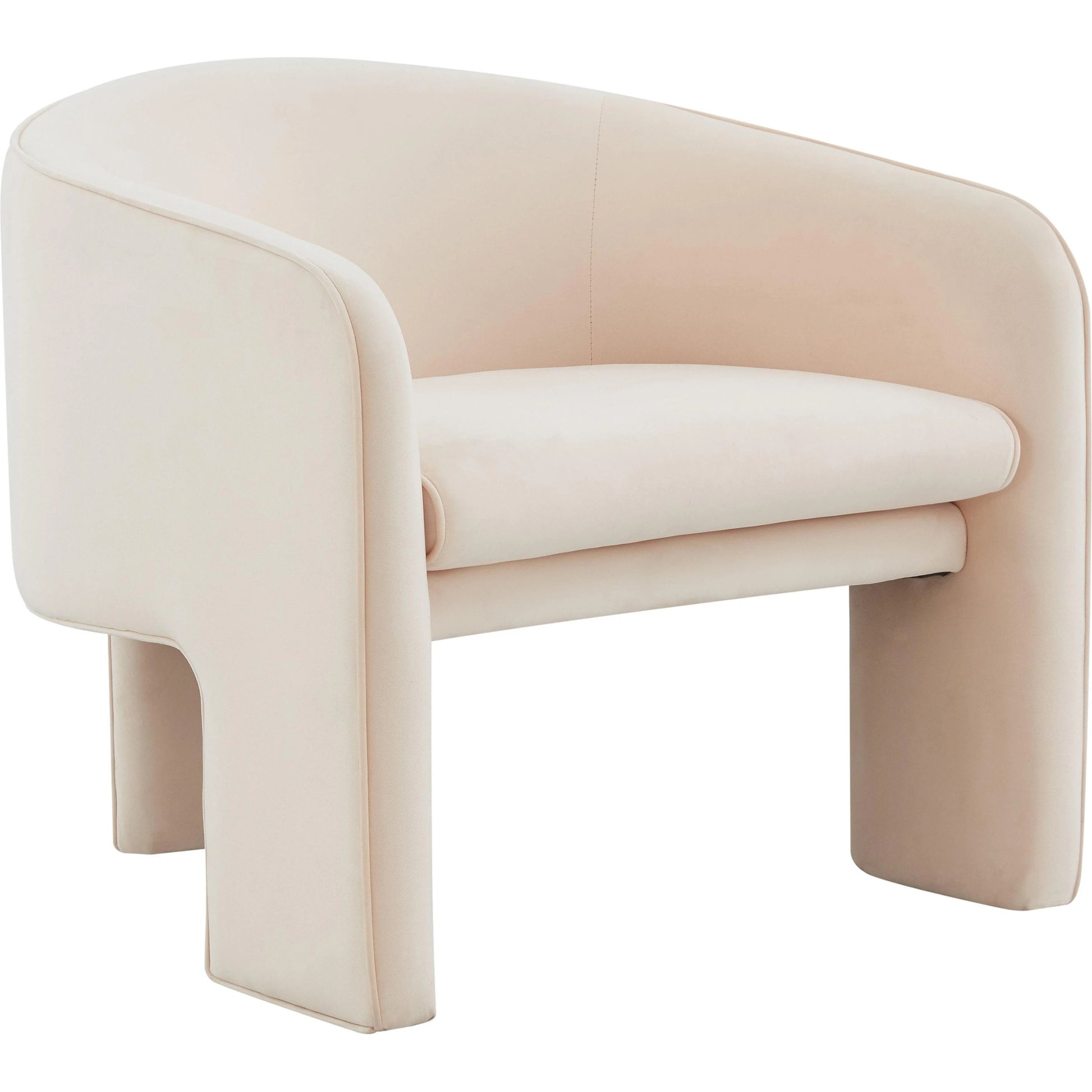 Marla Velvet Accent Chair by TOV Furniture. Made from velvet in a modern style.