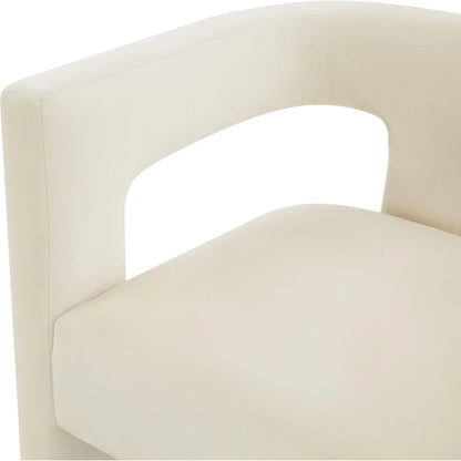 Sloane Velvet Chair by TOV Furniture. Made from velvet in a modern style.