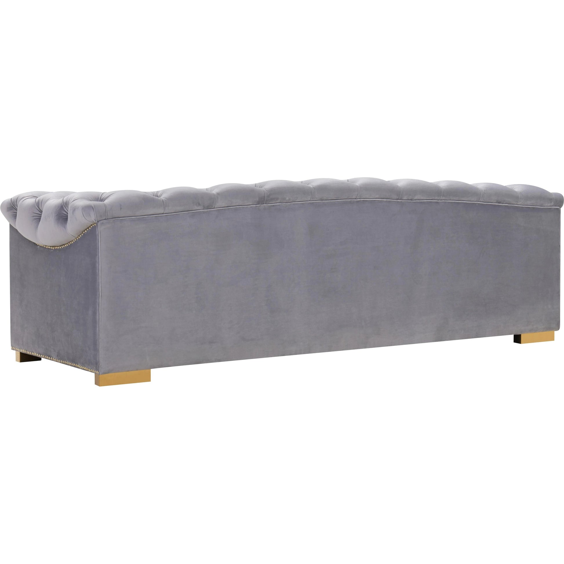 Farah Classic Sofa by TOV Furniture. Made from velvet in a traditional style.