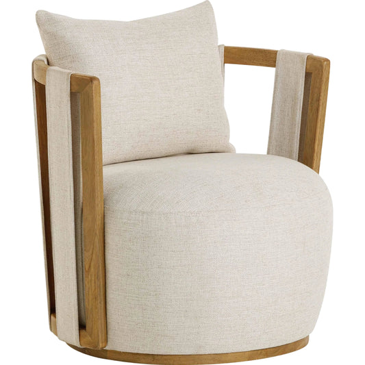 Paolo Textured Weave Swivel Chair by TOV Furniture. Made from unique in a unique style.