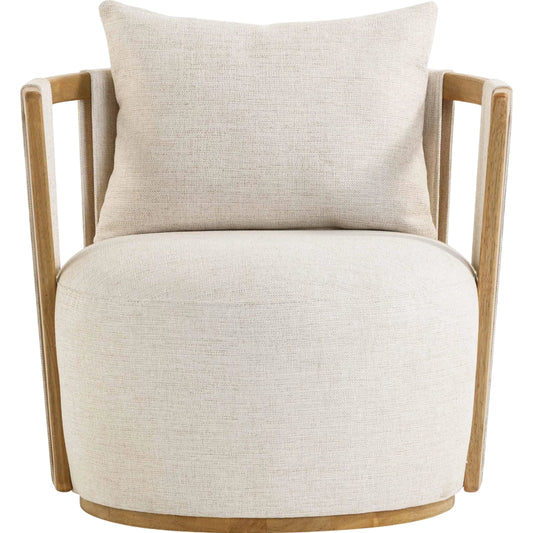 Paolo Textured Weave Swivel Chair by TOV Furniture. Made from unique in a unique style.