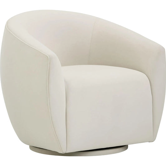 Jordan Velvet Swivel Chair by TOV Furniture. Made from plywood, velvet in a unique style.