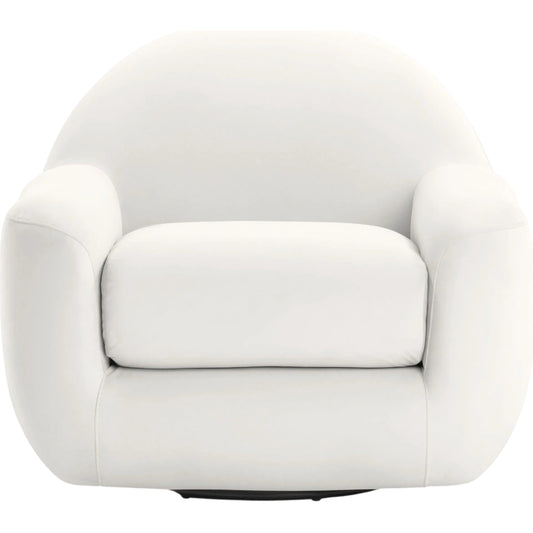Tiago Velvet Swivel Chair by TOV Furniture. Made from plywood, velvet in a transitional style.