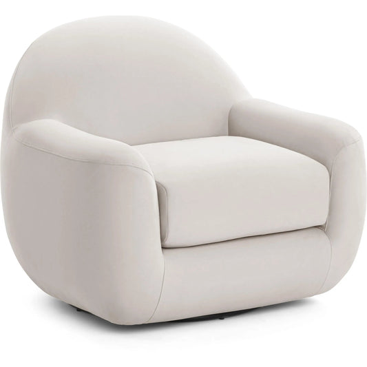 Tiago Velvet Swivel Chair by TOV Furniture. Made from plywood, velvet in a unique style.