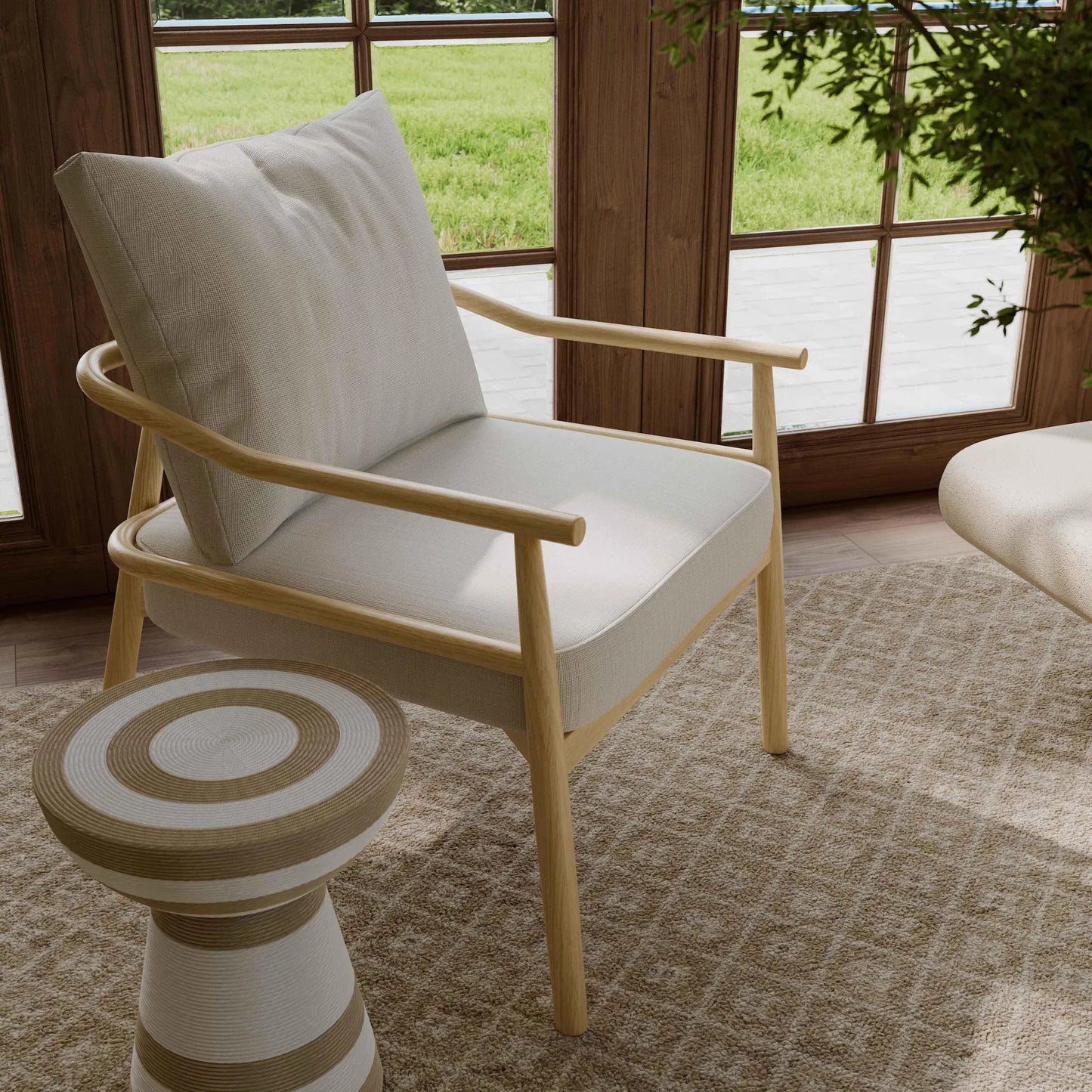 001 SI-2356288 | Lifestyle | Dixie Chenille Velvet Accent Chair by TOV Furniture. Made from velvet, wood in a transitional style.