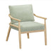Dixie Chenille Velvet Accent Chair by TOV Furniture. Made from velvet, wood in a transitional style.