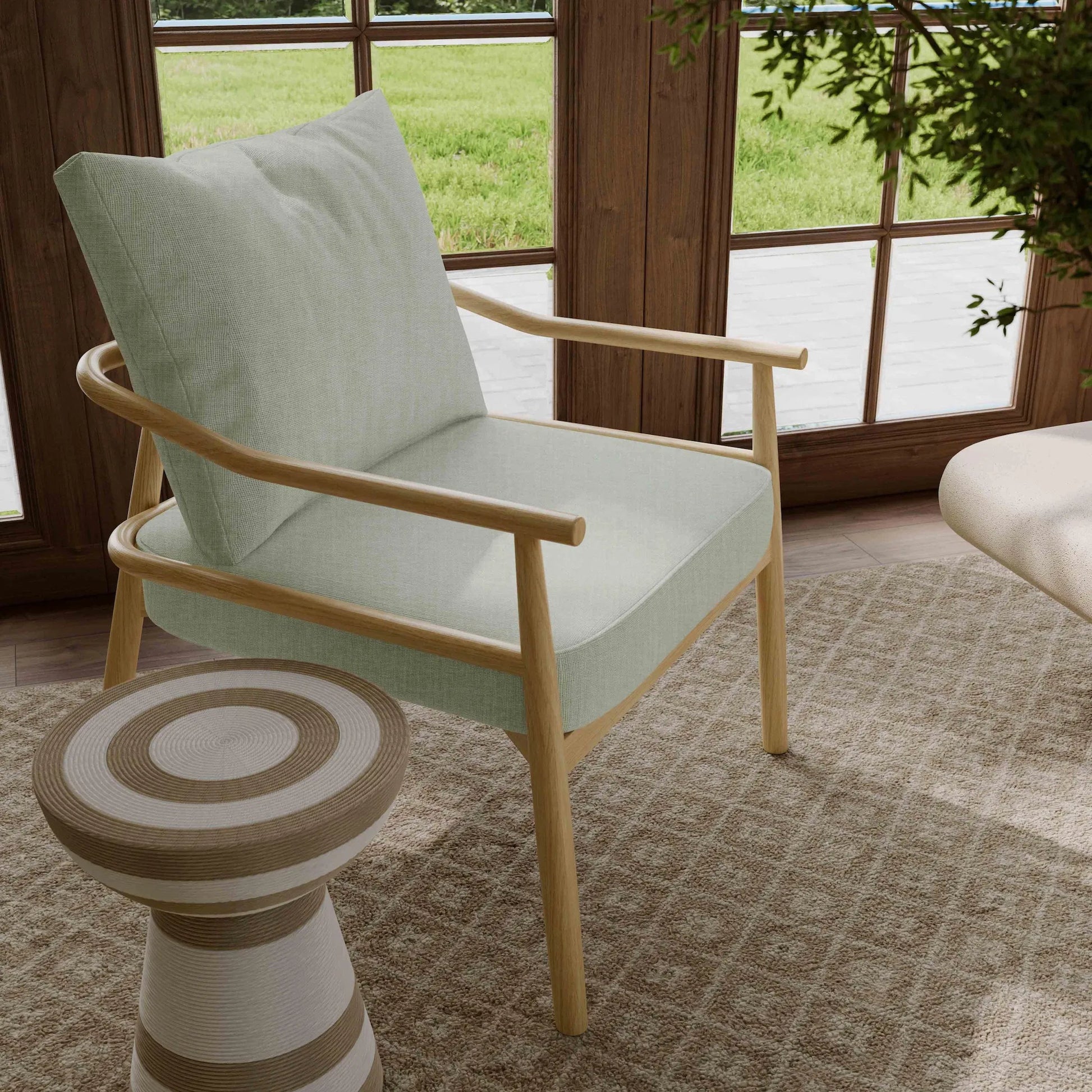 Dixie Chenille Velvet Accent Chair by TOV Furniture. Made from velvet, wood in a transitional style.