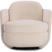 Wolfie Velvet Swivel Chair by TOV Furniture. Made from plywood, velvet in a unique style.