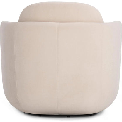 Wolfie Velvet Swivel Chair by TOV Furniture. Made from plywood, velvet in a unique style.