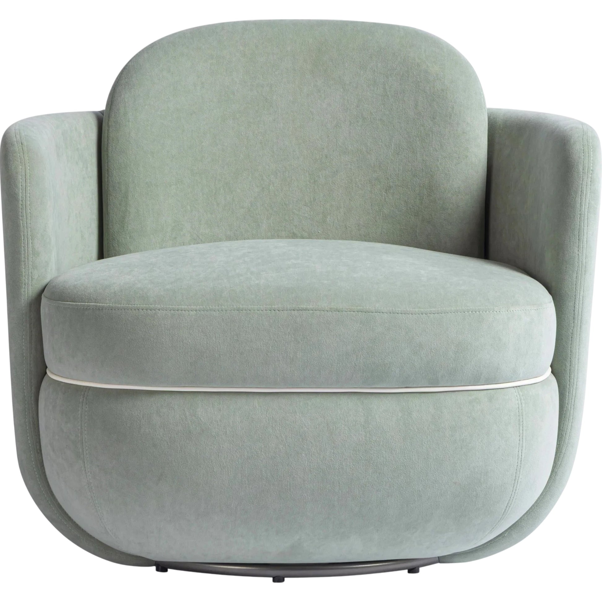 Wolfie Velvet Swivel Chair by TOV Furniture. Made from plywood, velvet in a unique style.