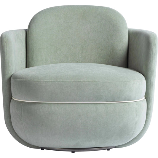 Wolfie Velvet Swivel Chair by TOV Furniture. Made from plywood, velvet in a unique style.