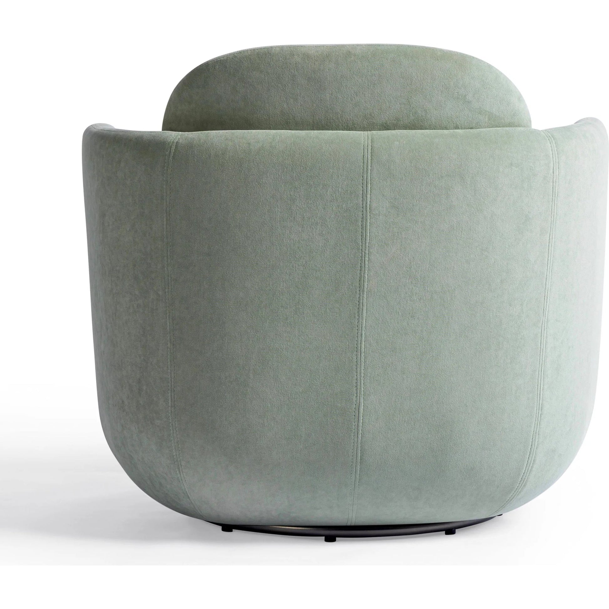Wolfie Velvet Swivel Chair by TOV Furniture. Made from plywood, velvet in a unique style.