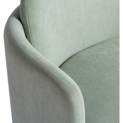 Wolfie Velvet Swivel Chair by TOV Furniture. Made from plywood, velvet in a unique style.