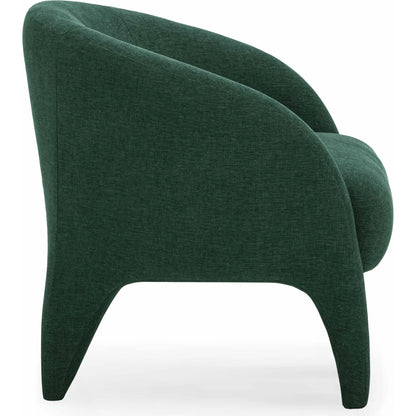 Kris Chenille Accent Chair by TOV Furniture. Made from fabric, plywood in a eclectic & global style.