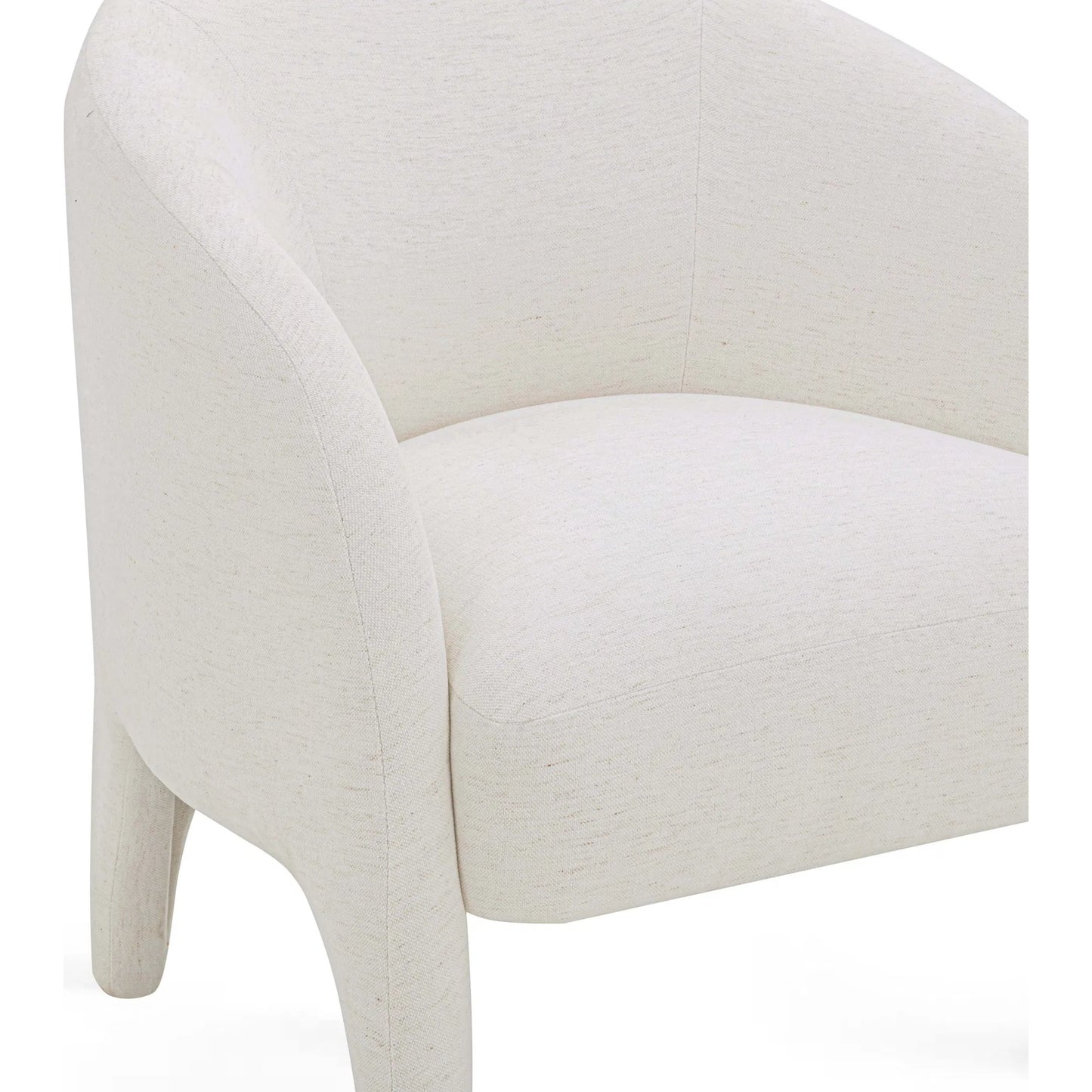 004 SI-2519452 | Closeup | Kris Chenille Accent Chair by TOV Furniture. Made from fabric, plywood in a eclectic & global style.