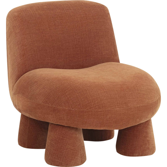 Stomp Upcycled Chenille Accent Chair by TOV Furniture. Made from fabric, foam, plywood, polyester in a unique style.