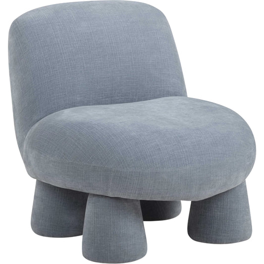 Stomp Upcycled Chenille Accent Chair by TOV Furniture. Made from fabric, foam, plywood, polyester in a unique style.