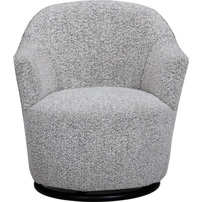 Skyla Performance Boucle Swivel Accent Chair by TOV Furniture in grey. Made from fabric, plywood in a unique style.