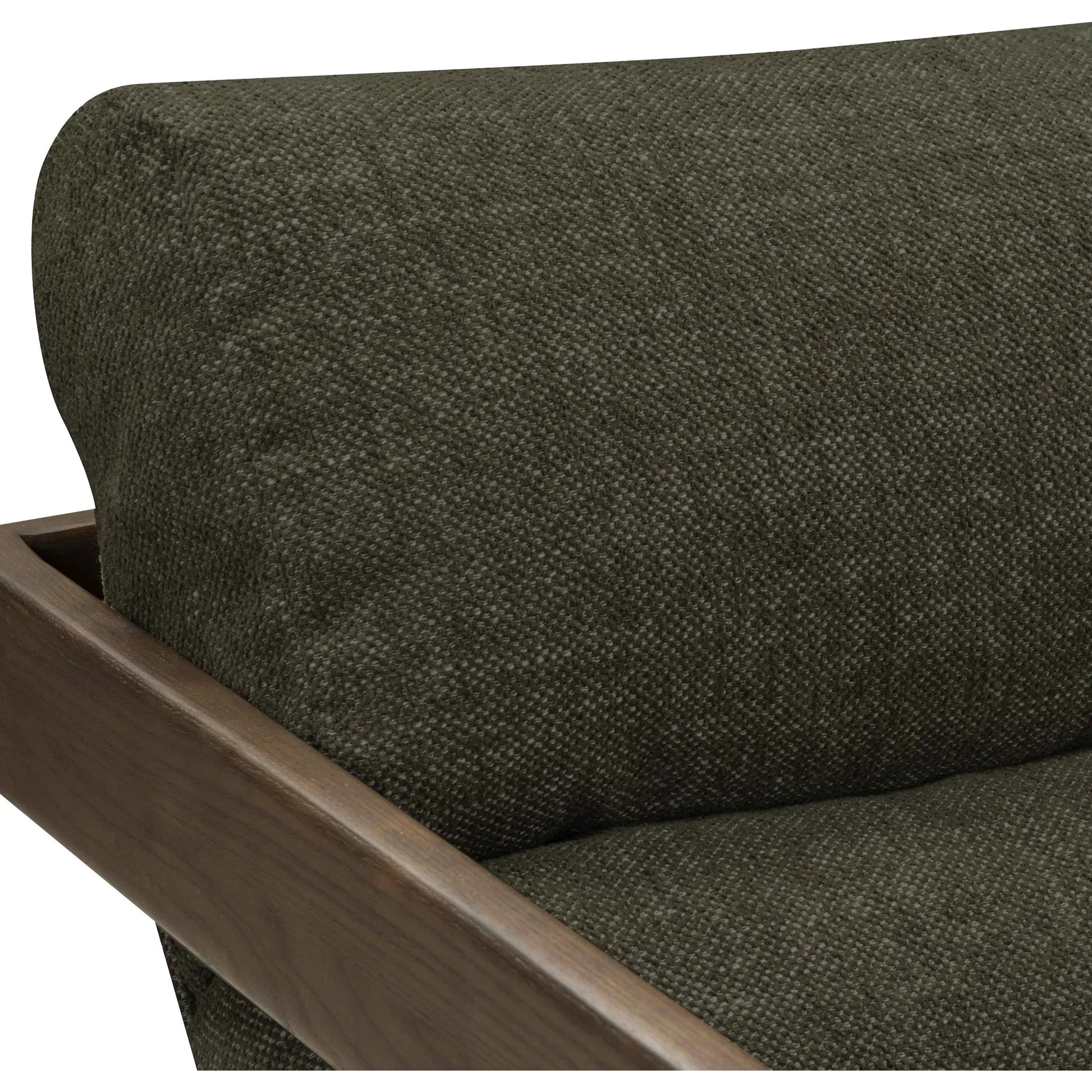 Palma Textured Weave Accent Chair by TOV Furniture. Made from ash wood, fabric in a transitional style.