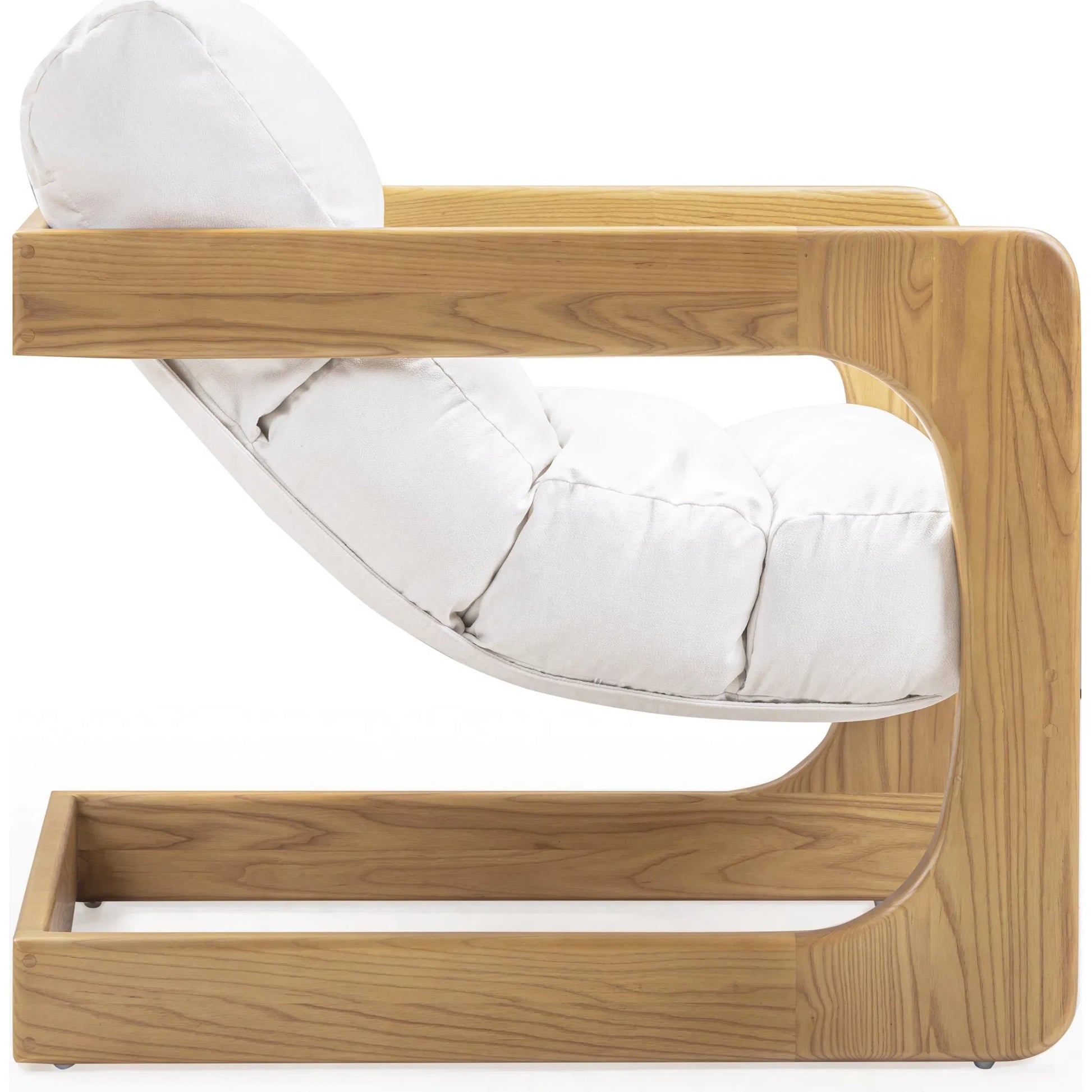 Palma Upcycled Fabric Accent Chair by TOV Furniture. Made from ash wood, recycled fabric in a transitional style.