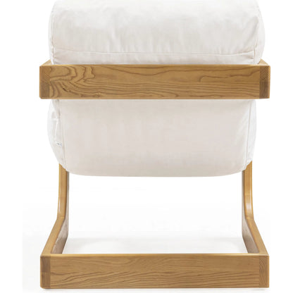 Palma Upcycled Fabric Accent Chair by TOV Furniture. Made from ash wood, recycled fabric in a transitional style.