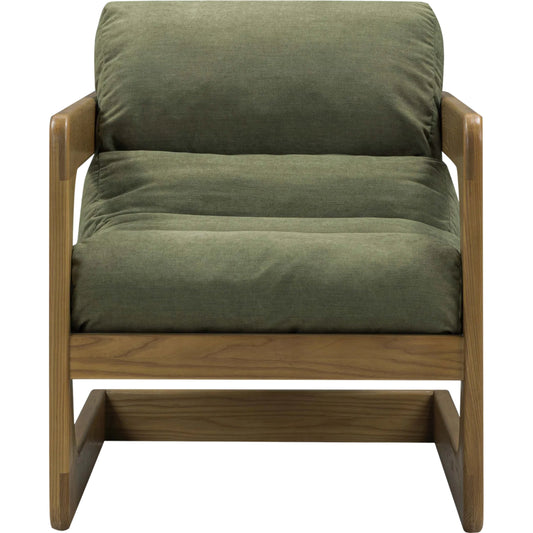 Palma Upcycled Fabric Accent Chair by TOV Furniture. Made from ash wood, recycled fabric in a unique style.