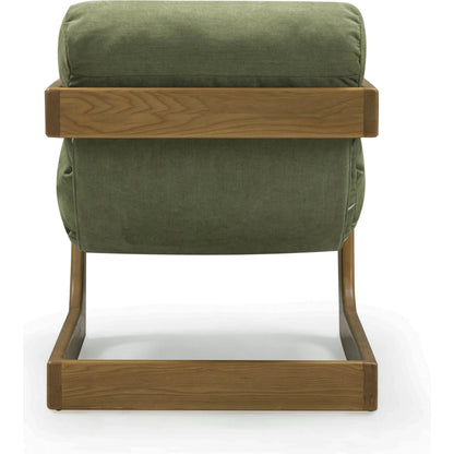 Palma Upcycled Fabric Accent Chair by TOV Furniture. Made from ash wood, recycled fabric in a transitional style.