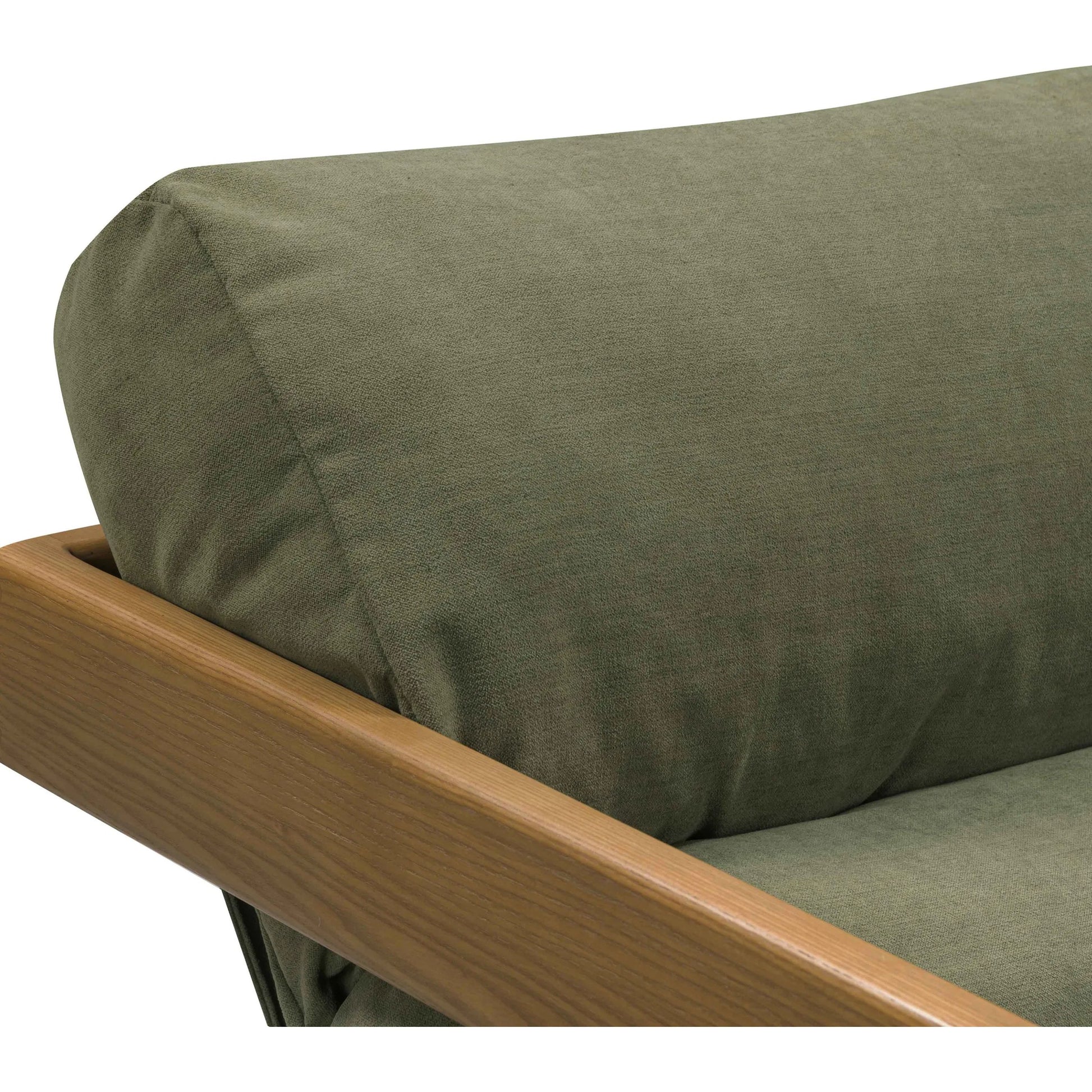 Palma Upcycled Fabric Accent Chair by TOV Furniture. Made from ash wood, recycled fabric in a transitional style.