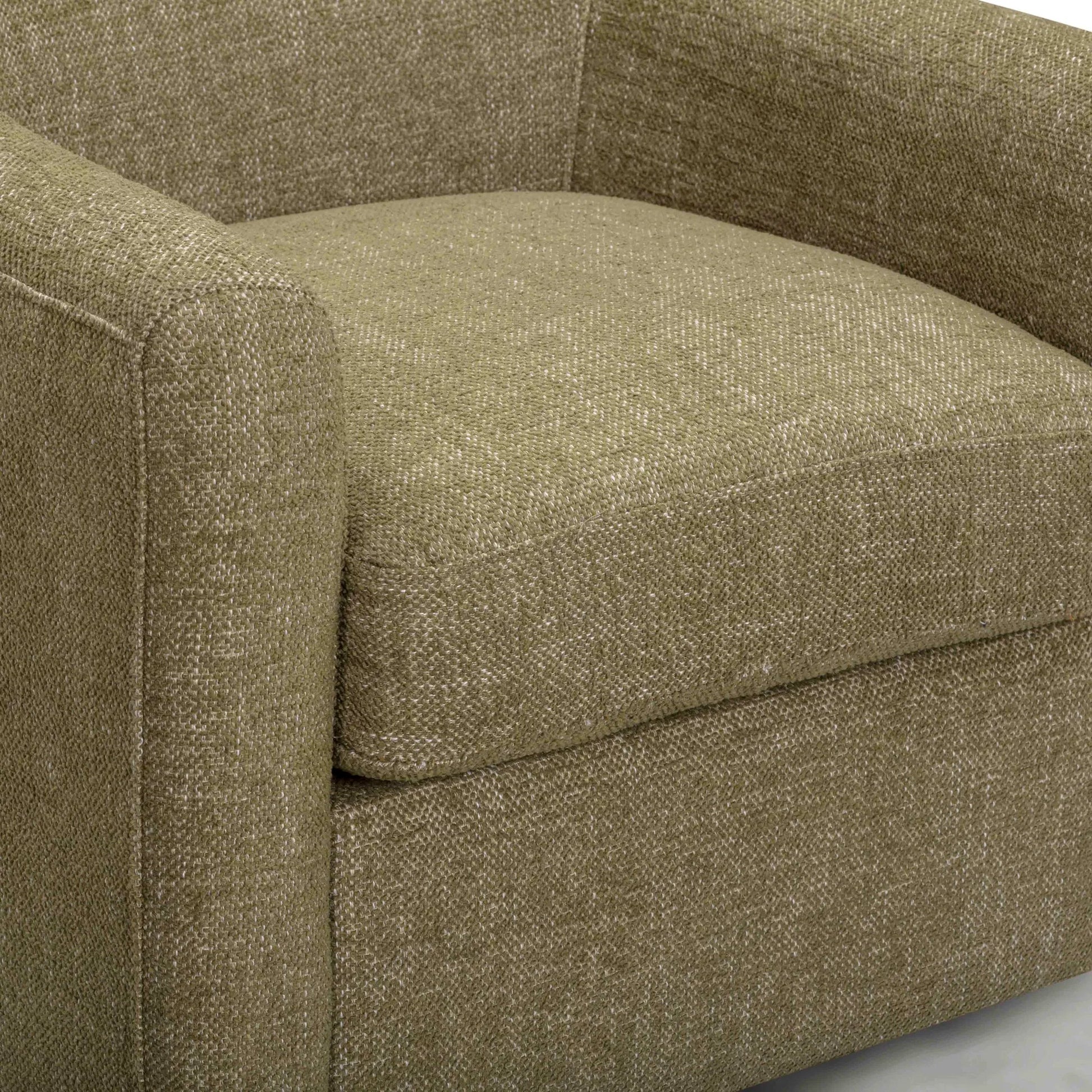 Thao Basketweave Swivel Chair by TOV Furniture. Made from fabric, metal, plywood in a transitional style.