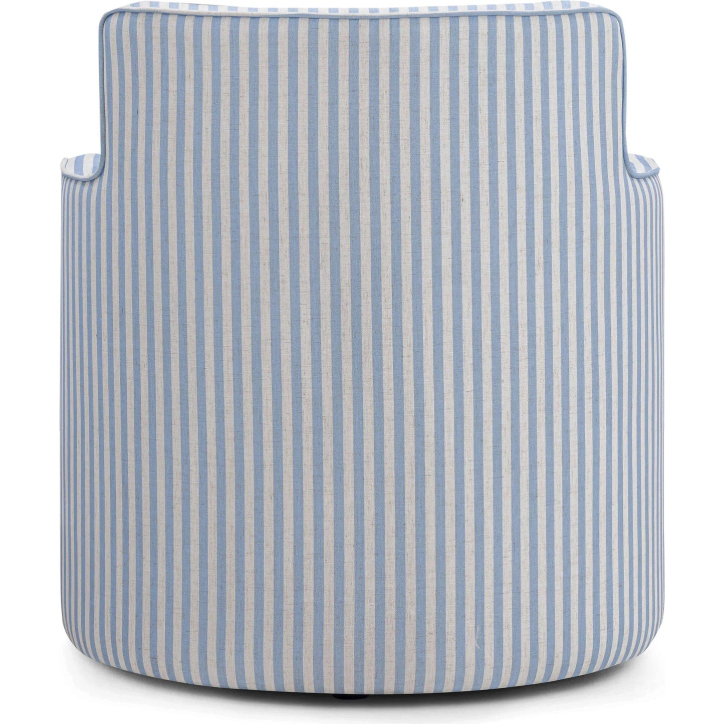 004 SI-2532685 | Additional Silo | Passe Striped Swivel Chair by TOV Furniture. Made from linen, plywood in a unique style.